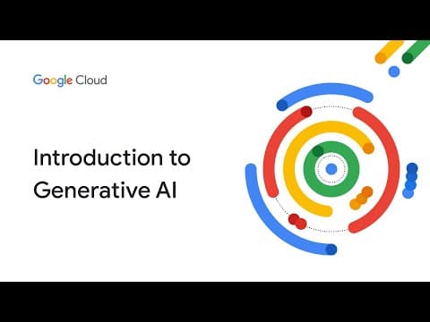 Introduction to Generative AI thumbnail