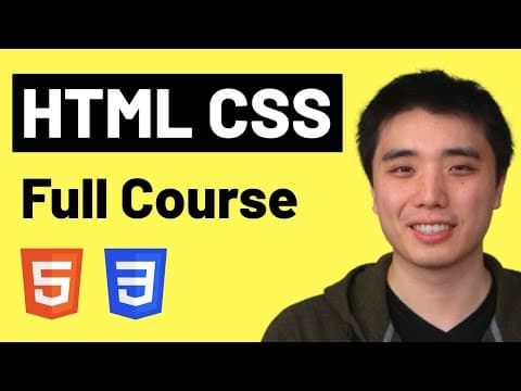 HTML & CSS Full Course - Beginner to Pro thumbnail