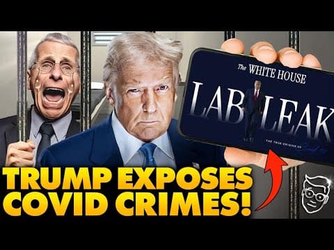 Trump Turns Official COVID Website into a Dr. Fauci Crimes Database, EXPOSES Chinese Bioweapon Lab thumbnail