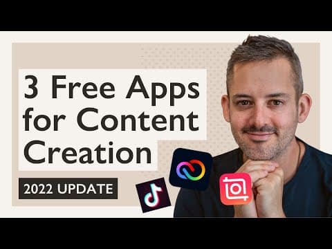 3 FREE Apps For Content Creation - 2022 UPDATE - Phil Pallen thumbnail