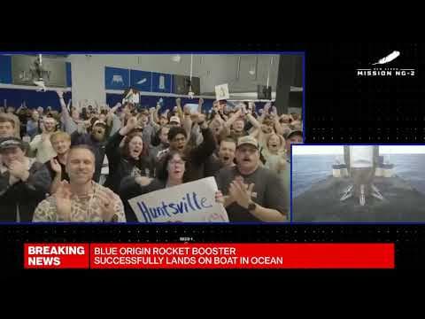 Full Coverage: Blue Origin Rocket on historic mission, nails booster rocket landing thumbnail