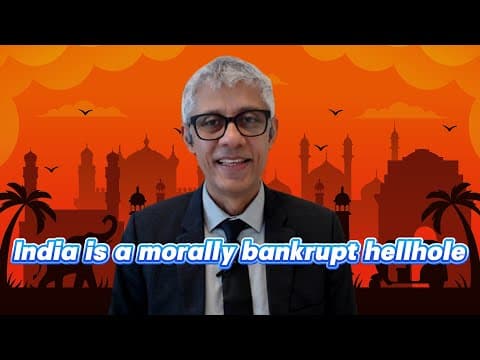 Jayant Bhandari: India is a morally bankrupt hellhole, government propelled by corruption. thumbnail