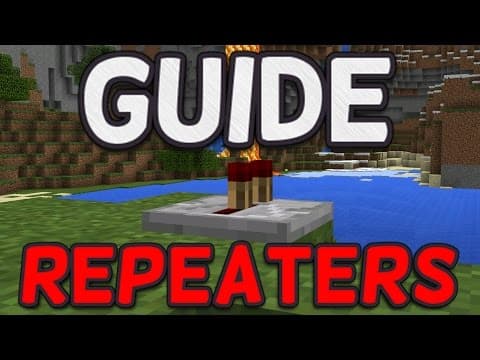 How Do You Use Redstone Repeaters in Minecraft PE? thumbnail