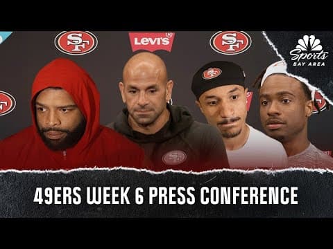Robert Saleh, Mac Jones, Trent Williams and more preview 49ers' clash vs Buccaneers | NBCSBA thumbnail
