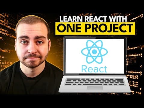 Learn React With This ONE Project thumbnail