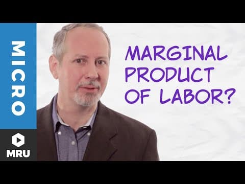 The Marginal Product of Labor thumbnail