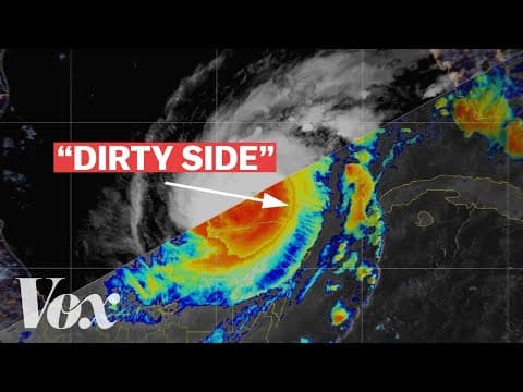 The "dirty side" of a hurricane, explained thumbnail