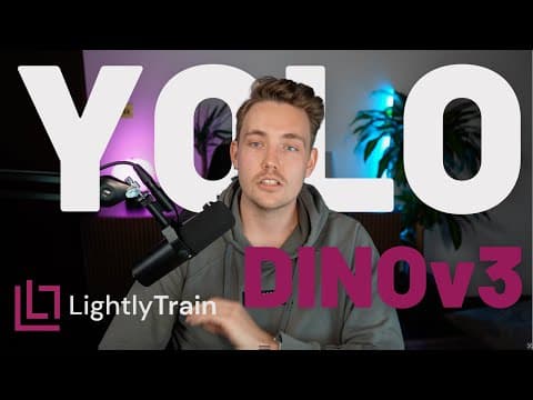 How to Pretrain YOLO11 with DINOv3 and LightyTrain thumbnail