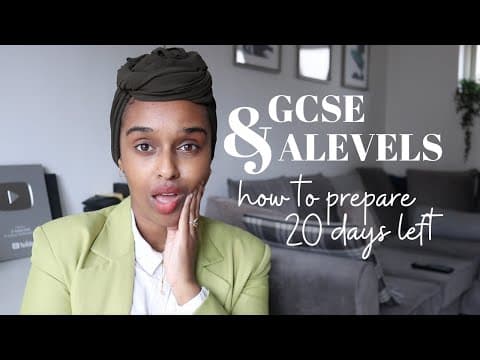 GCSE & A-Level Preparation 2021 | 20 School Days Left Before End of Year Exams thumbnail