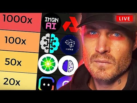 THE TOP 21 TINY Cryptos That Can 100x In 2025 thumbnail
