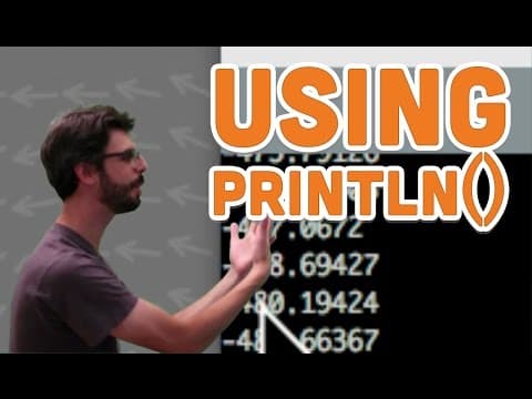 4.4: Using println() - Processing Tutorial thumbnail