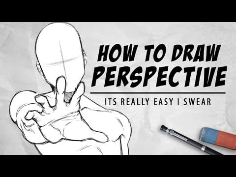 How to draw FORESHORTENING | Perspective Tutorial | Drawlikeasir thumbnail