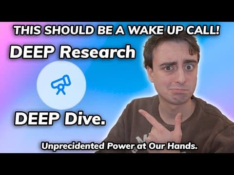 DEEP Thoughts into Open AI’s DEEP Research feature thumbnail