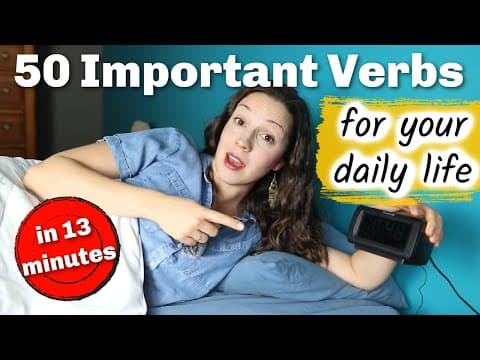 50 Important Verbs in English for Daily Conversation thumbnail