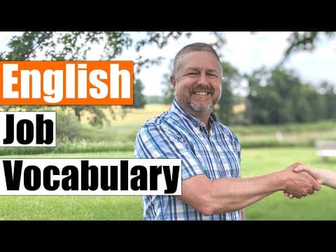 Learn English Job Vocabulary and Job Phrases thumbnail