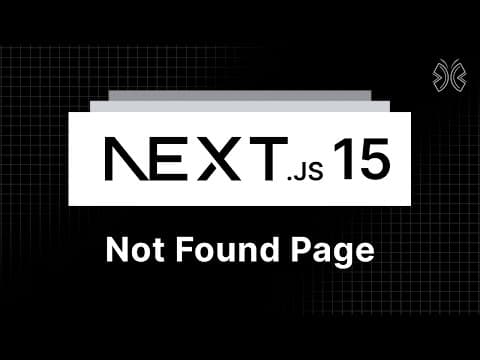 Next.js 15 Tutorial - 10 - Not Found Page thumbnail