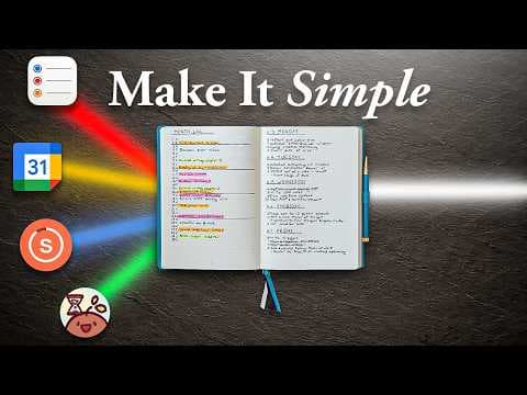 How to organize your life with one notebook thumbnail