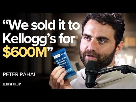 How I Built A $600M Protein Bar Company In My Basement | RxBar Founder thumbnail