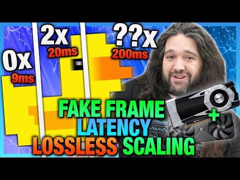 Dual-GPU Fake Frame Latency Benchmarks: $7 Lossless Scaling Frame Generation Test thumbnail