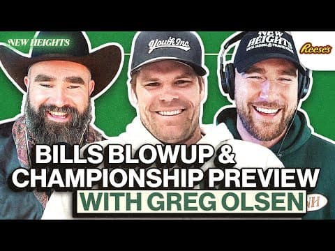 Bills New Coach, Championship Preview, Wedding Advice & The New Era of TEs with Greg Olsen | EP 176 thumbnail
