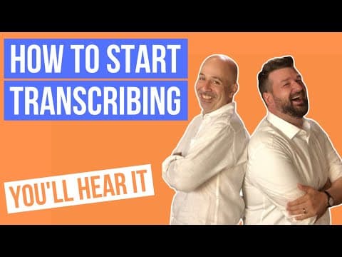 How to Get Started Transcribing - Peter Martin & Adam Maness | You'll Hear It S4E59 thumbnail