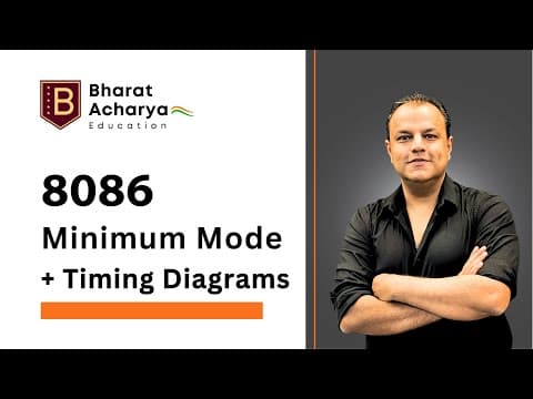 8086 | Minimum Mode | With Timing Diagrams | Explained and Simplified | Bharat Acharya Education thumbnail