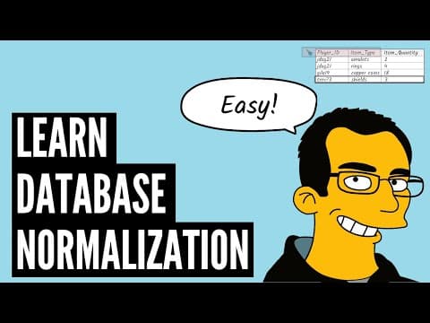 What Are the Levels of Database Normalization? thumbnail