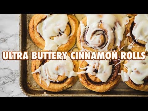 Homemade Buttery Brioche Cinnamon Rolls thumbnail