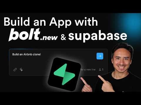 I Built an Airbnb Clone in 30 Minutes… and You Can Too! (bolt.new + Supabase) thumbnail