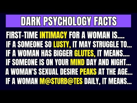 170 Dark Psychology Facts About Human Behavior & Love thumbnail