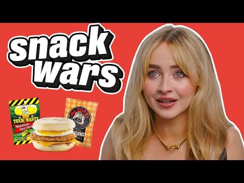 Sabrina Carpenter: "I've Never Eaten McDonald's" | Snack Wars thumbnail