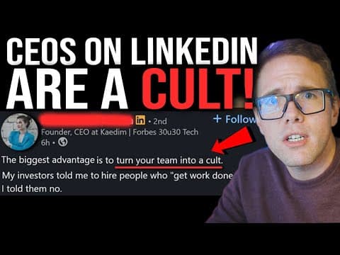 CEOS ON LINKEDIN ARE A CULT! thumbnail
