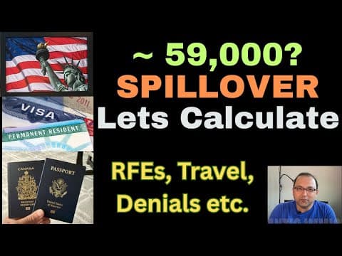 Spillover from Family Based to Employment based - 75 Countries immigration pause thumbnail