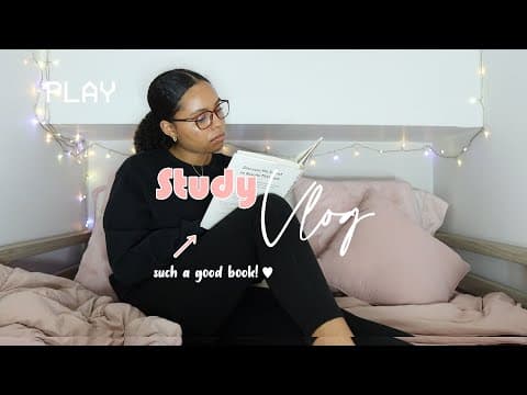Productive Study Vlog: Learning Japanese, reading Atomic Habits and reviewing notes thumbnail