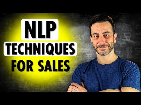 Neuro Linguistic Programming Techniques For Sales & Persuasion thumbnail