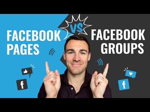 Facebook Page vs Facebook Group? Which is Best? thumbnail