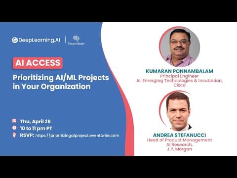 Prioritizing AI/ML Projects in Your Organization thumbnail