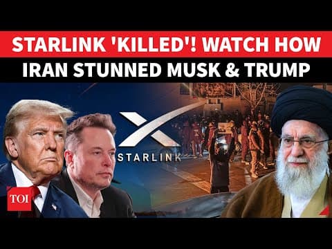 Iran DECIMATES 'Regime-Change' Tool With Russia-China Help? Military-Grade Tech Jams Musk Starlink thumbnail