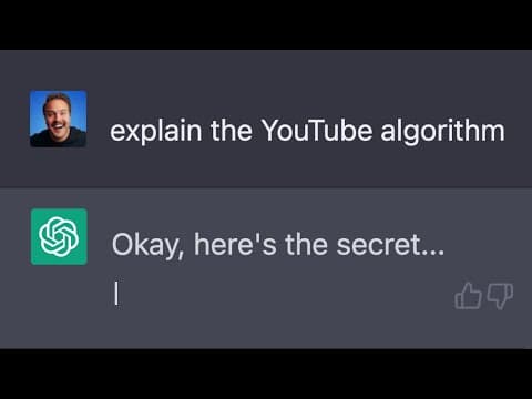 A.I. Reveals How The YouTube Algorithm Works 🤯 thumbnail