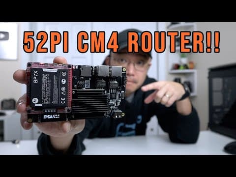 Checking Out 52Pi CM4 Router Review thumbnail