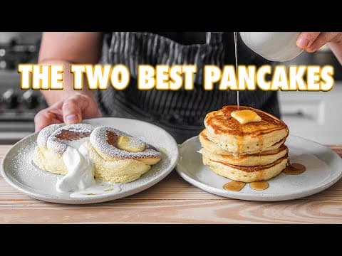 Perfect Homemade Pancakes (Japanese Soufflé Vs. American Style) thumbnail