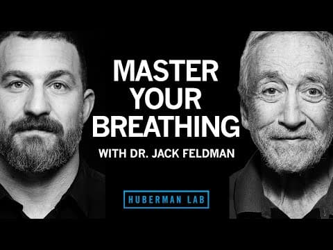 Dr. Jack Feldman: Breathing for Mental & Physical Health & Performance | Huberman Lab Podcast #54 thumbnail