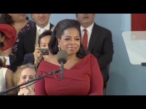Oprah Winfrey Harvard Commencement speech | Harvard Commencement 2013 thumbnail