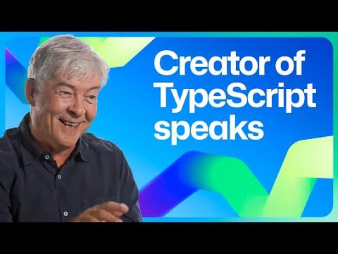 Anders Hejlsberg (creator of TypeScript) reacts to the 2025 Octoverse report thumbnail