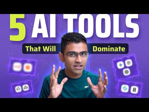 Top 5 AI Tools That Will Dominate thumbnail