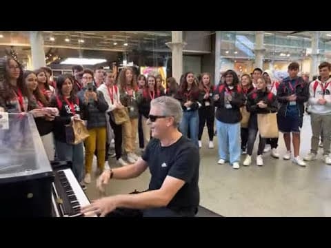 Girls Rock Out To Mary Poppins During PIANO LIVESTREAM thumbnail