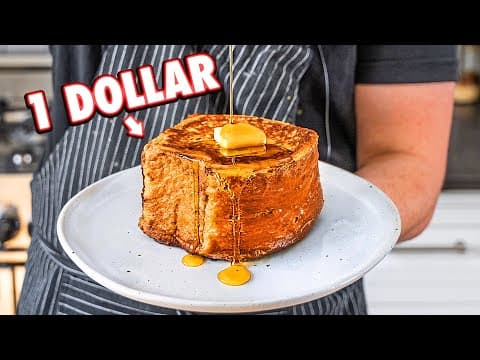 1 Dollar Giant French Toast | But Cheaper thumbnail