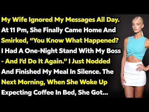 "He Begs for Closeness," She Joked. My Cold Reply Made Her Regret Every Word. Epic Revenge Story. thumbnail