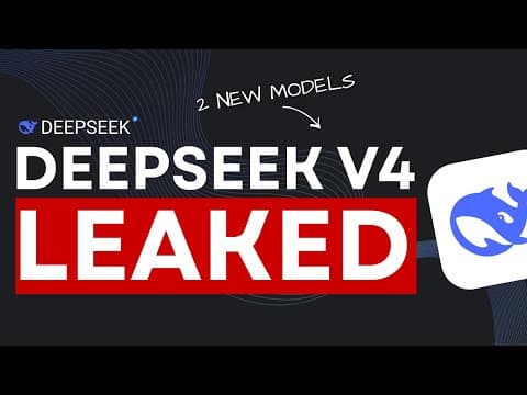 DeepSeek V4 LEAKED: A Coding-First Model That Changes Everything! thumbnail