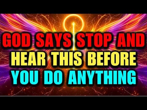 Chosen Ones, You’re Running Out Of Time — God Said Listen NOW⚠️🔥 thumbnail